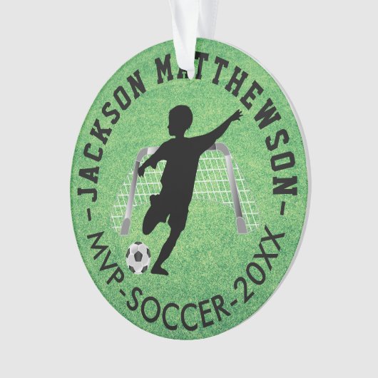 MVP Voetbal ⚽ - Jongen Ornament (voorkant)