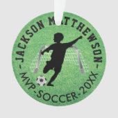 MVP Voetbal ⚽ - Jongen Ornament (voorkant)