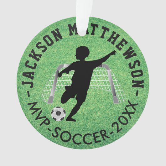 MVP Voetbal ⚽ - Jongen Ornament (voorkant)