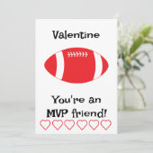 MVP Voetbal Kids Klaslokaal Kerstkaart (Staand voorkant)