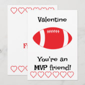 MVP Voetbal Kinderklas Kerstkaart (Voorkant / Achterkant)