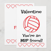 MVP Volleybal Kids Klaslokaal Kerstkaart (Voorkant / Achterkant)