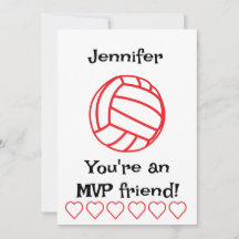 MVP Volleybal Kids Klaslokaal Vakantiekaart