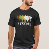 Mvskoke Creek Muskogee Inheemse Amerikaanse Mannen T-shirt (Voorkant)