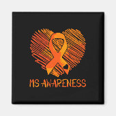 Mw. Bewustheid bij multiple sclerose Magneet (Voorkant)