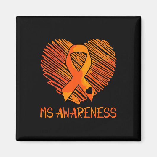 Mw. Bewustheid bij multiple sclerose Magneet (Voorkant)