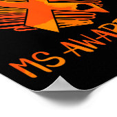 Mw. Bewustheid bij multiple sclerose Poster (Hoek)