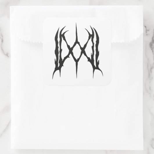 MW Logo Square Sticker (Tas)