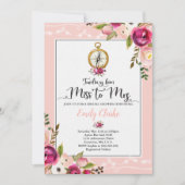 Mw. Shower uitgenodigd om mee te reizen naar Mrs S Kaart (Voorkant)