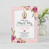 Mw. Shower uitgenodigd om mee te reizen naar Mrs S Kaart (Staand voorkant)