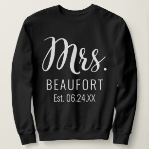 Mw. Sweatshirt voor de Bride