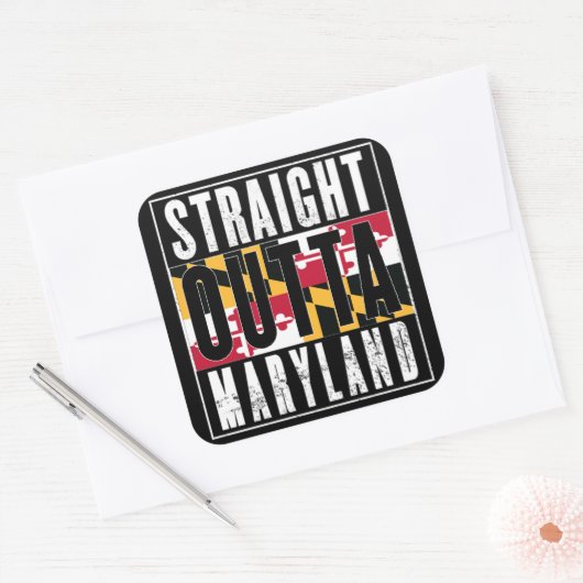 MWA.... VIERKANTE STICKER (Envelop)