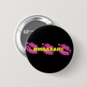 Mwaaah! Knoop Ronde Button 5,7 Cm (Voorkant /achterkant)
