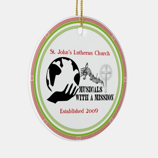 MWAM kerstversiering Keramisch Ornament (Rechts)