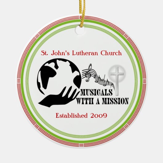 MWAM kerstversiering Keramisch Ornament (Voorkant)