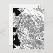 Mwanza Tanzania City Map Briefkaart (Voorkant / Achterkant)