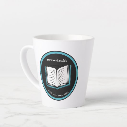 #MWC 2022 12 oz latte Mok (Linkerhoek)