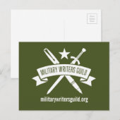 MWG logo briefkaart, Olijfolie Briefkaart (Voorkant / Achterkant)