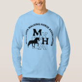 MWHA Mannen Shirt met lange hoes (Voorkant)