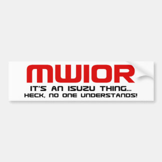 MWIOR Bumpersticker