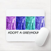 Mx4-ontwerp ADOET EEN GREYHOUND-mousepad Muismat (Met muis)