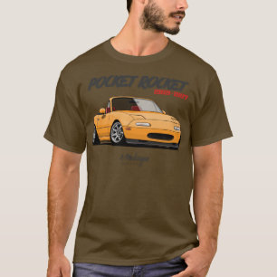 MX5 Miata geel T-shirt