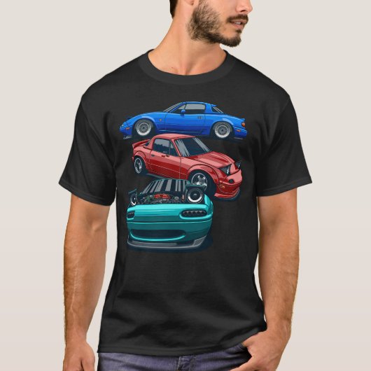 MX5 Miata Na T-shirt (Voorkant)