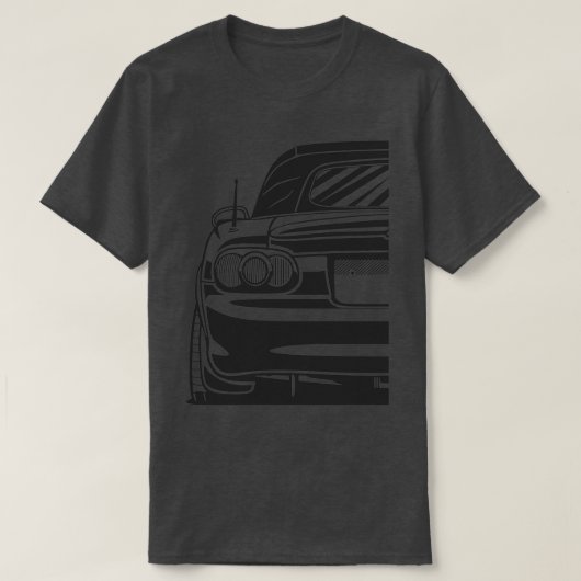 MX5 Miata Roadster NB Achterzijde T-shirt (Design voorkant)