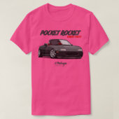 MX5 Miata zwart T-shirt (Design voorkant)
