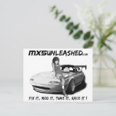 MX5 Onbelaste Briefkaart (Staand voorkant)