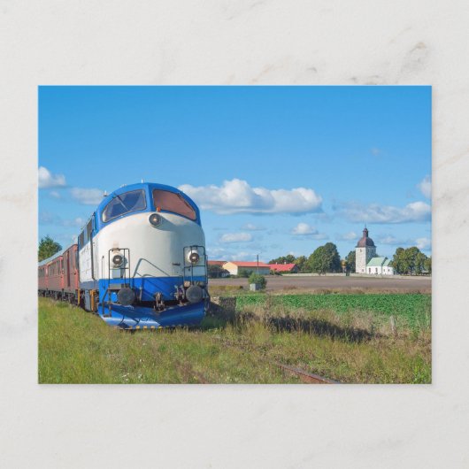 MX 1009 met speciale trein in Viby Briefkaart (Voorkant)