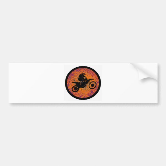 MX BAJA RACEN BUMPERSTICKER (Voorkant)