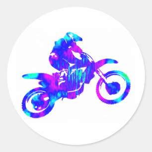 MX INTER GALACTIC RONDE STICKER