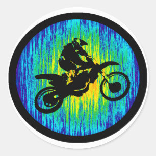 MX KOUDE START RONDE STICKER