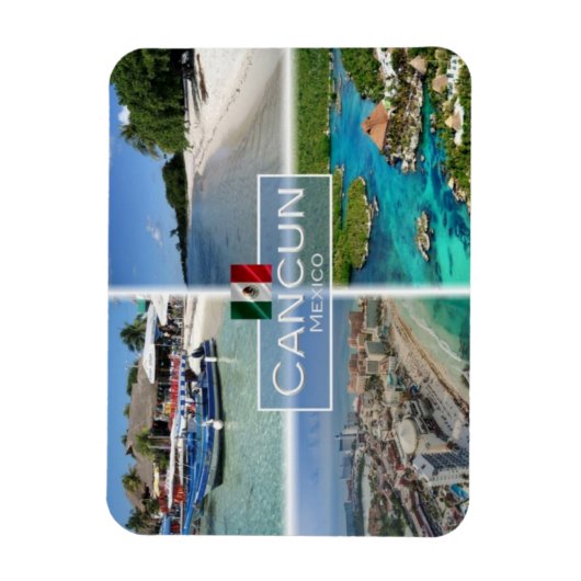 MX Mexico - Cancun - Magneet (Verticaal)