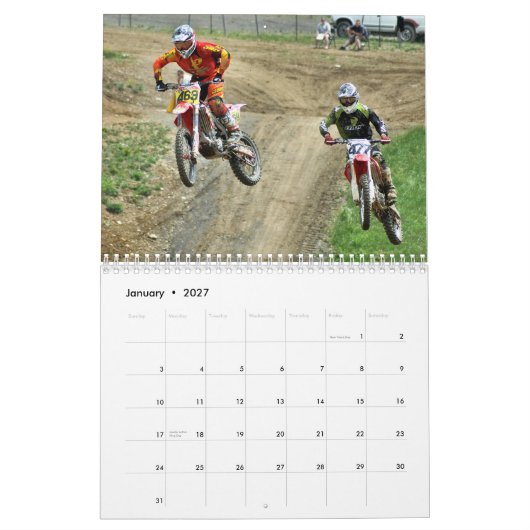 MX Motocross-batalkalender Kalender (Jan 2027)