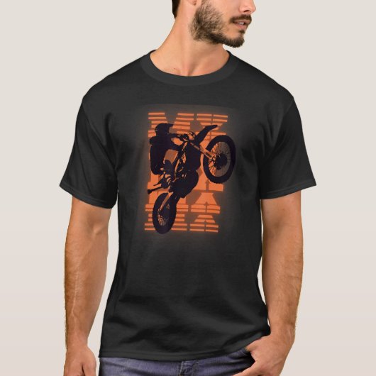 Mx Motocross Mannen Dirt Bikes Graphic T-shirt (Voorkant)