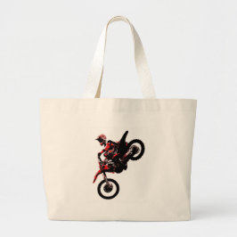 MX Motocross Regels! Grote Tote Bag