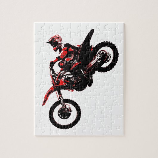 MX Motocross-regels! Legpuzzel (Verticaal)