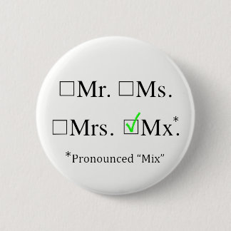 Mx. Nonbinary Prefix Button V2