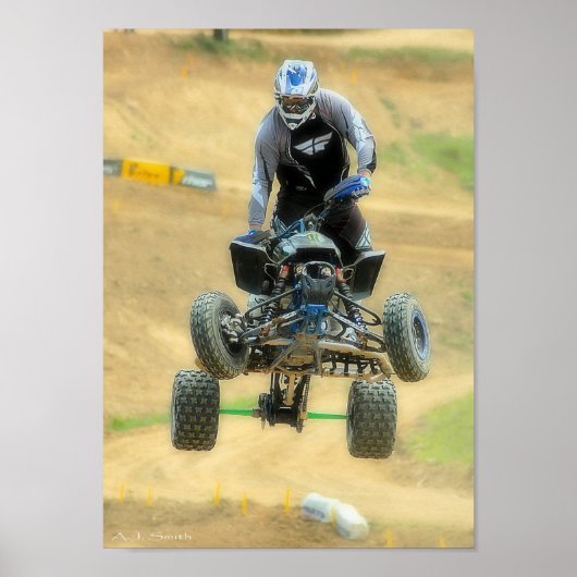 MX Quad Racing Poster (Voorkant)