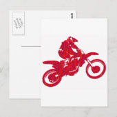 MX RED STYLED BRIEFKAART (Voorkant / Achterkant)