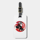 MX RIDING FIRE BAGAGELABEL (Voorkant verticaal)