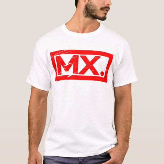 Mx. Stempel T-shirt (Voorkant)