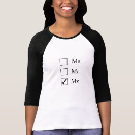 MX Title (drie opties) Raglan T-shirt