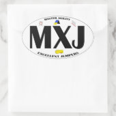 MXJ Dog Agility titel Sticker (Tas)