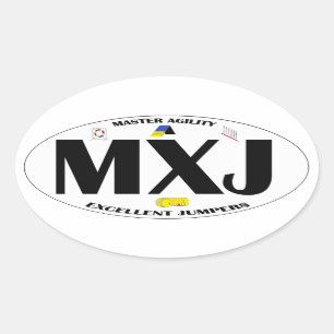 MXJ Dog Agility titel Sticker