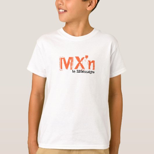 MX'n lil' braap t-shirt - oranje (Voorkant)