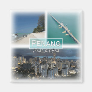 MY0027 Azië, Maleisië, Penang, koelkast Magneet