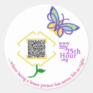 my25thHour - 3" sticker -Flower